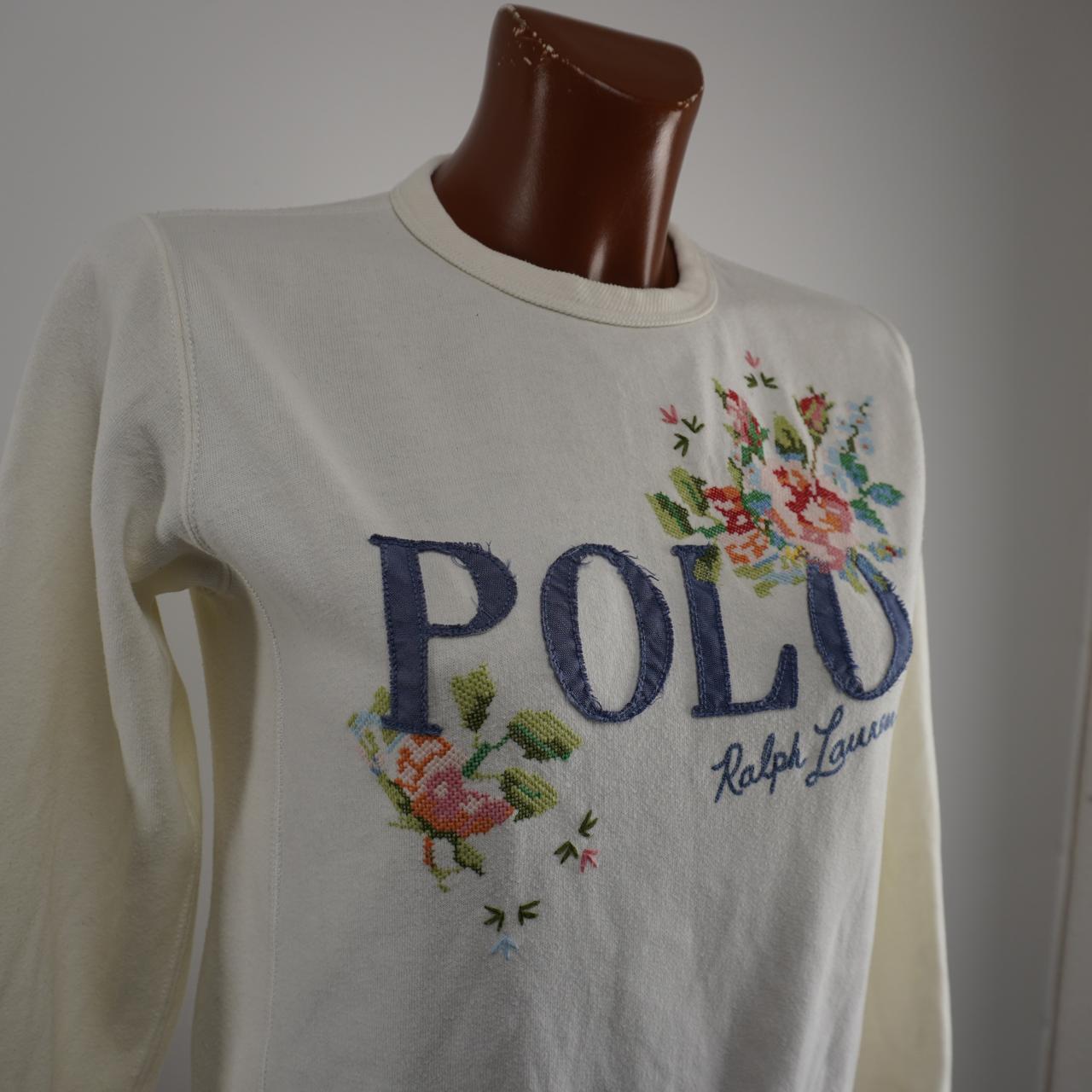 Women's Sweatshirt Ralph Lauren. White. XS. Used. Good