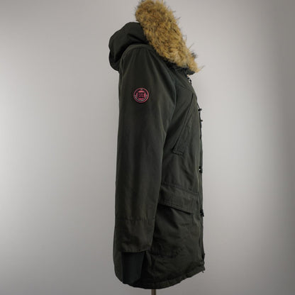 Women's Parka Superdry. Green. M. Used. Good