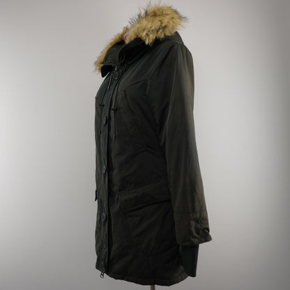 Women's Parka Superdry. Green. M. Used. Good