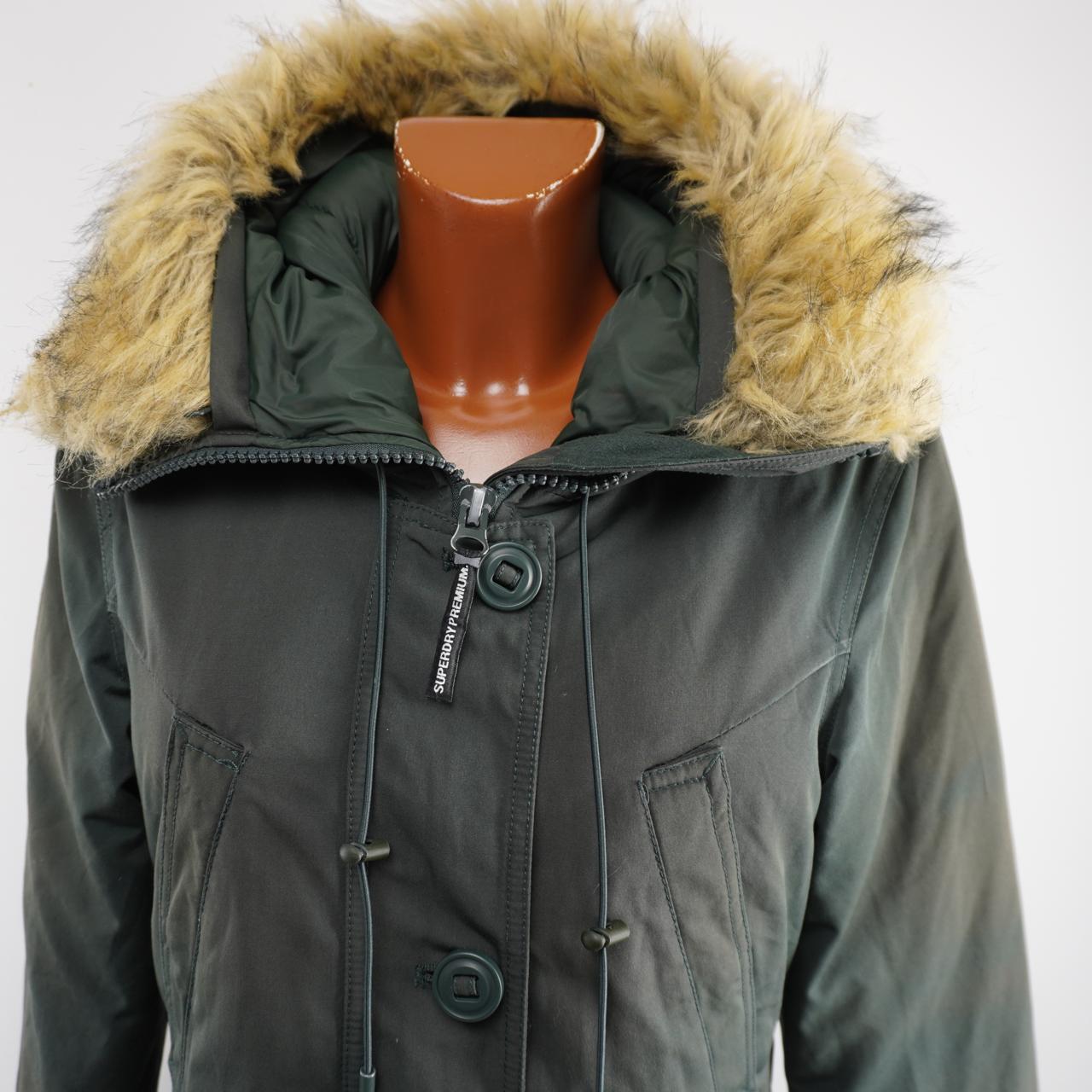 Women's Parka Superdry. Green. M. Used. Good