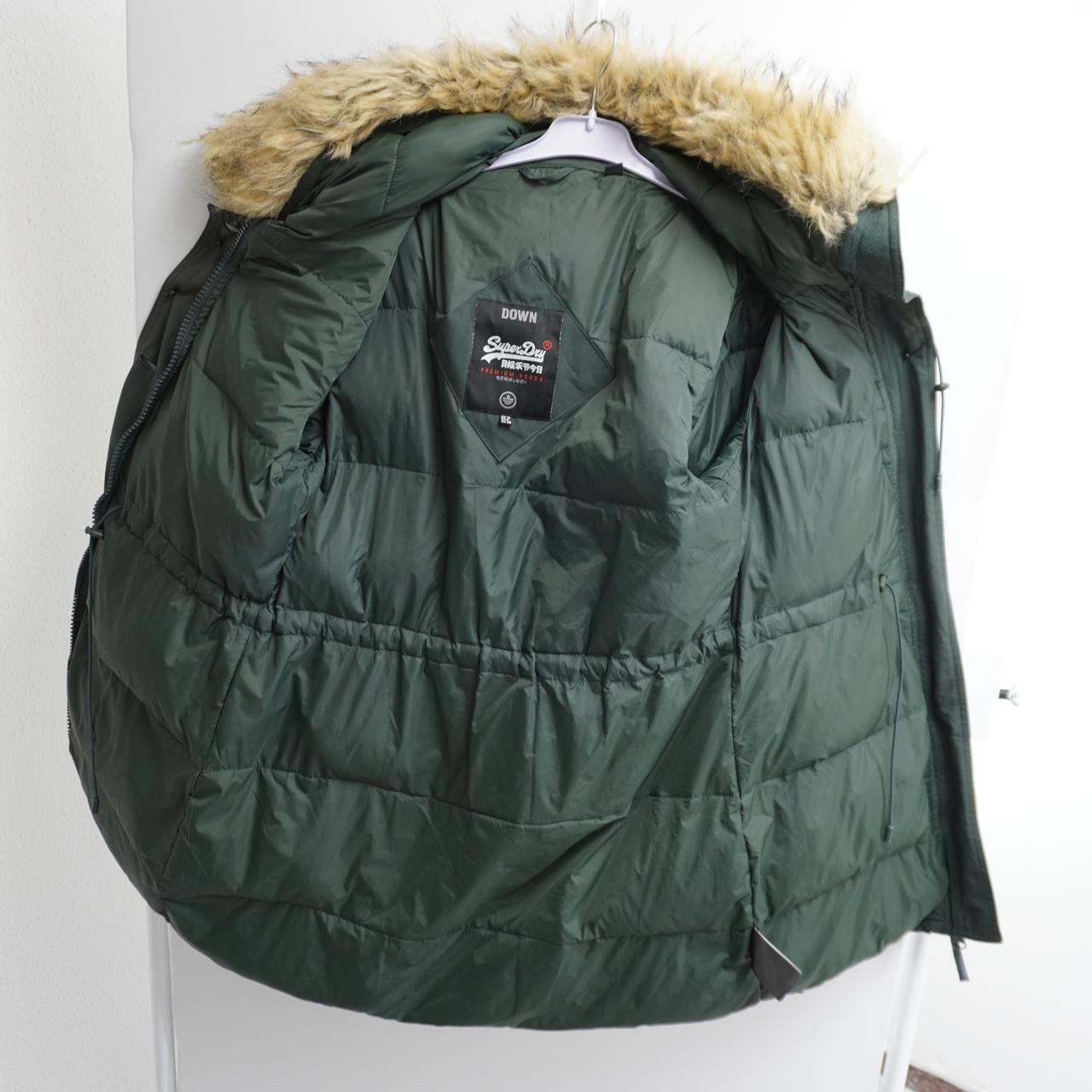 Women's Parka Superdry. Green. M. Used. Good