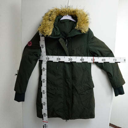 Women's Parka Superdry. Green. M. Used. Good