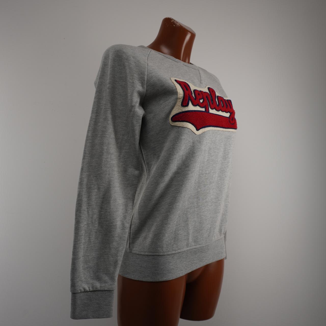 Women's Sweatshirt Replay. Grey. XS. Used. Good