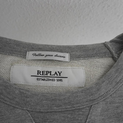 Women's Sweatshirt Replay. Grey. XS. Used. Good