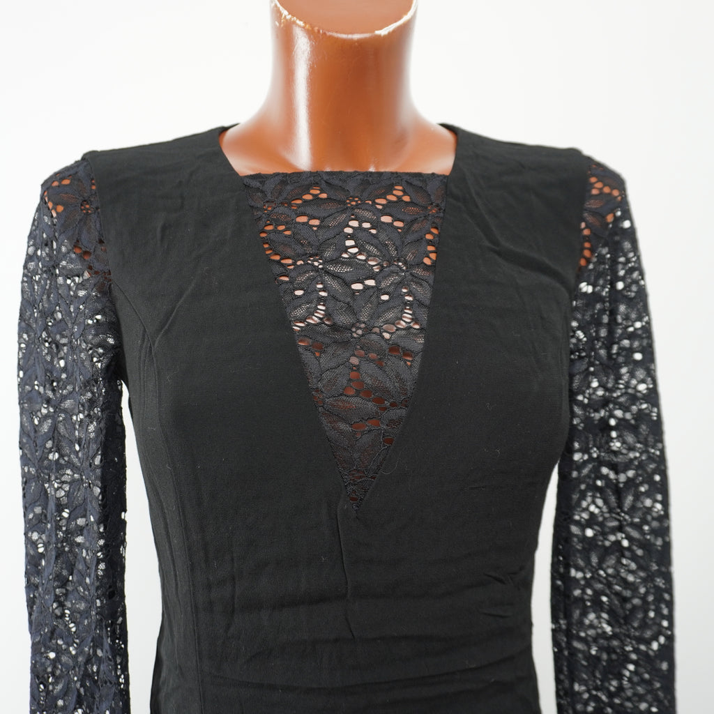 Pre-Owned Women's Pinko Dress - Black, S, Very Good Condition