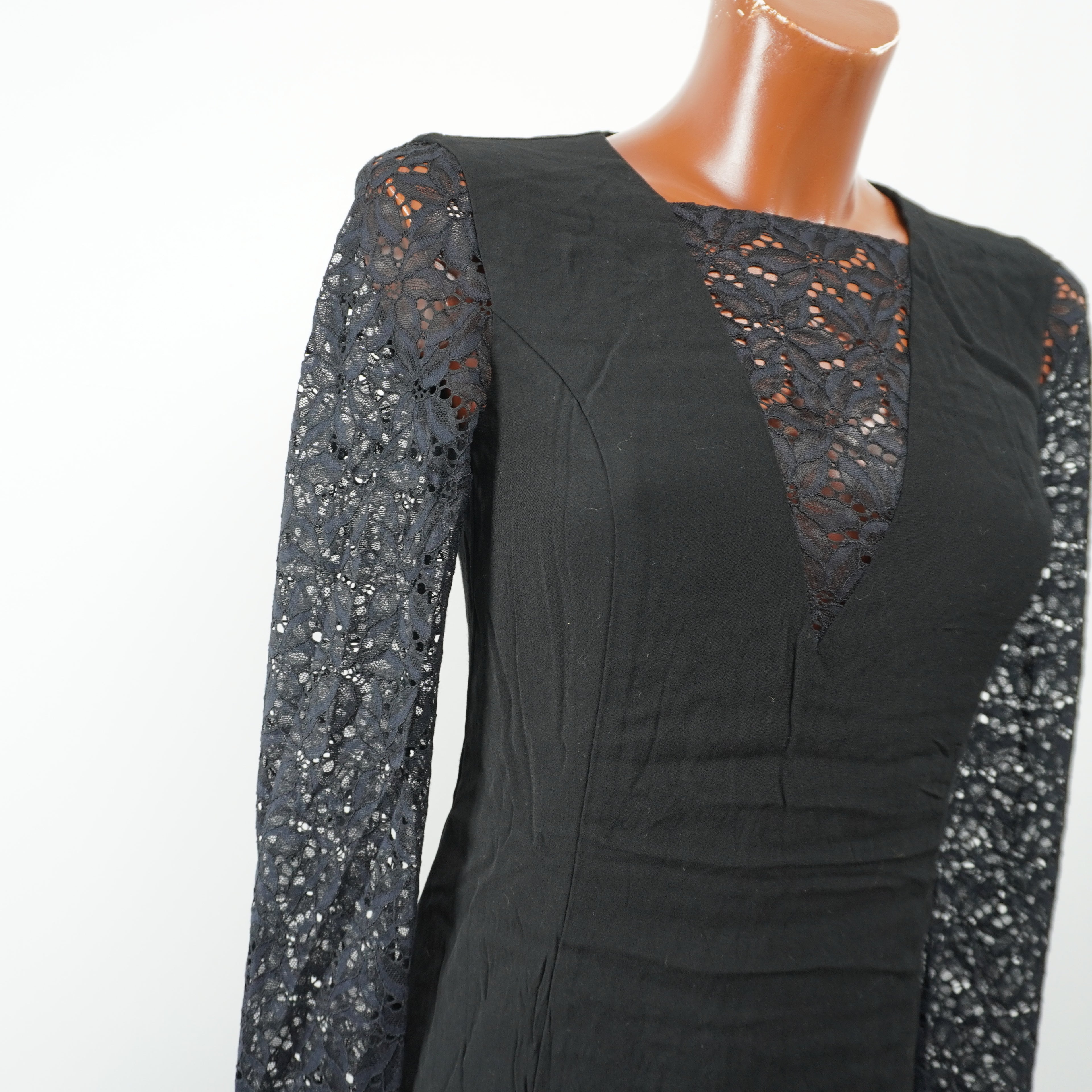 Pre-Owned Women's Pinko Dress - Black, S, Very Good Condition