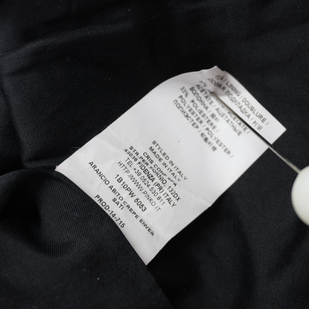 Pre-Owned Women's Pinko Dress - Black, S, Very Good Condition