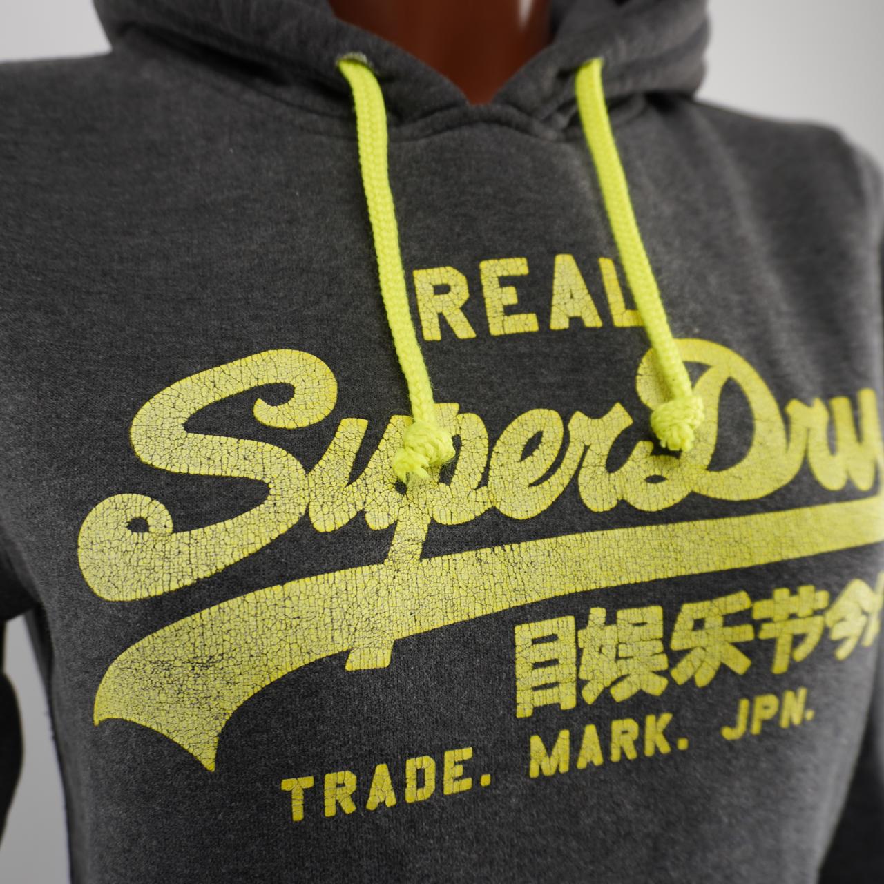 Women's Hoodie Superdry. Grey. M. Used. Good