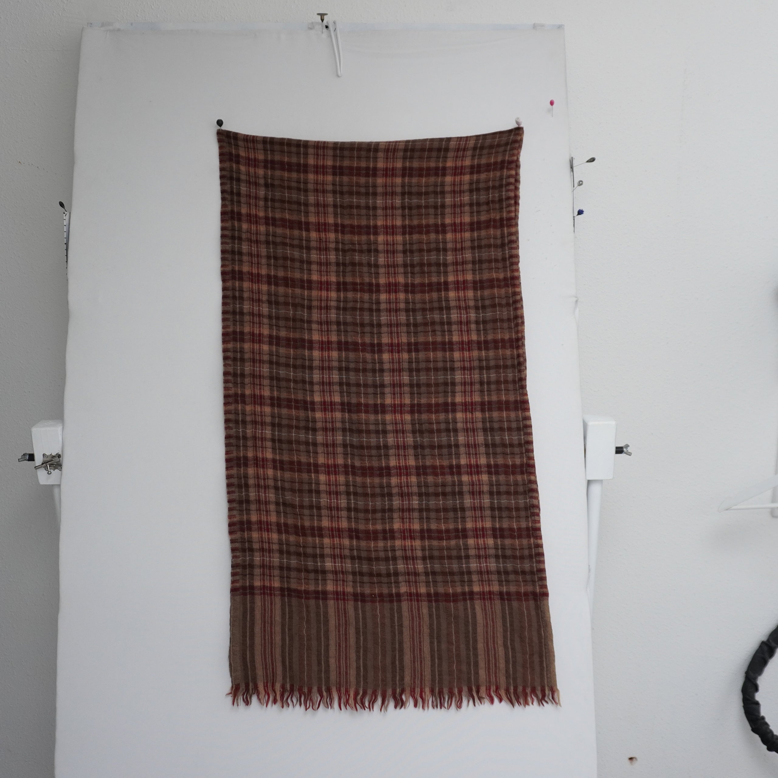 Pre-owned Women's Brown Scarf by Sin Marka - Size 50x190, Very Good Condition