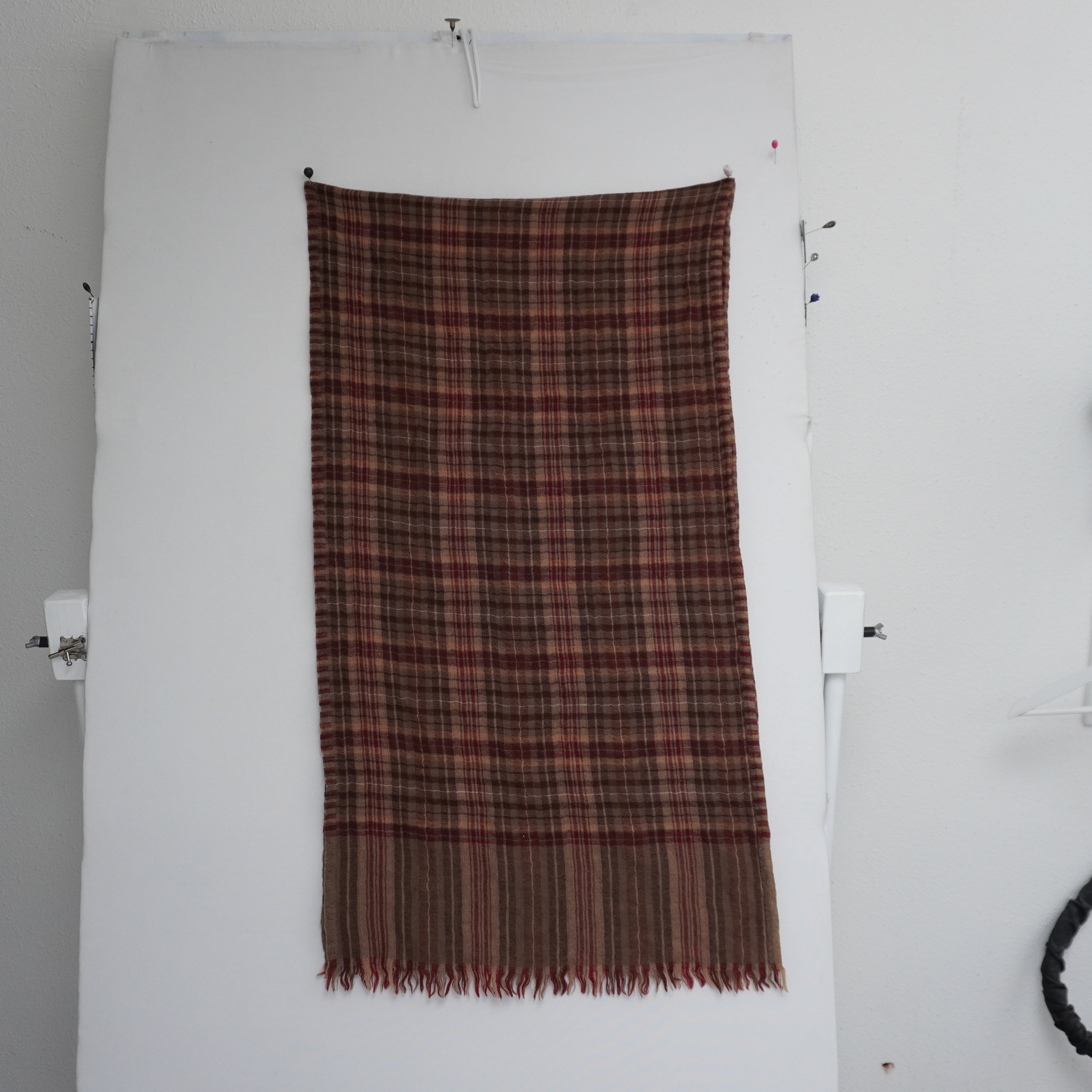 Pre-owned Women's Brown Scarf by Sin Marka - Size 50x190, Very Good Condition