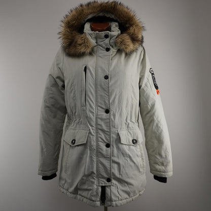 Women's Parka Superdry. Grey. L. Used. Good