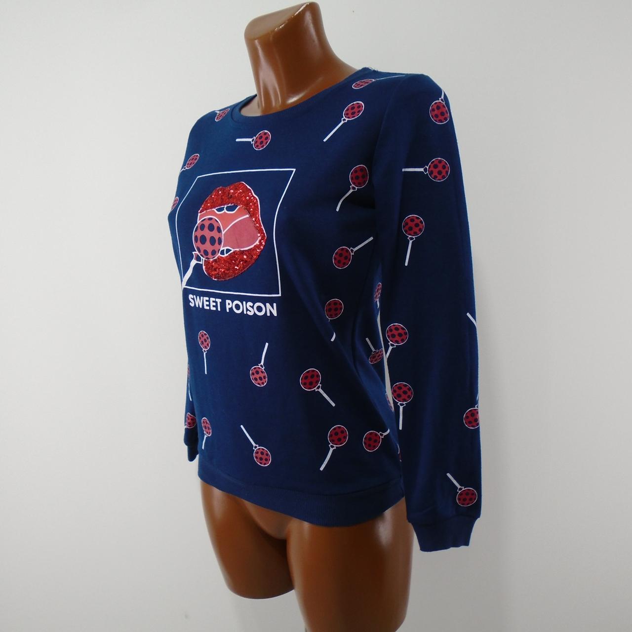 Women's Sweatshirt Sweet Poison. Dark blue. S. Used. Good