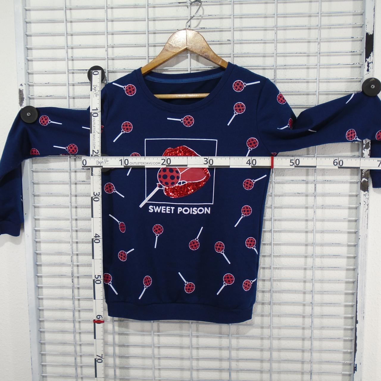 Women's Sweatshirt Sweet Poison. Dark blue. S. Used. Good