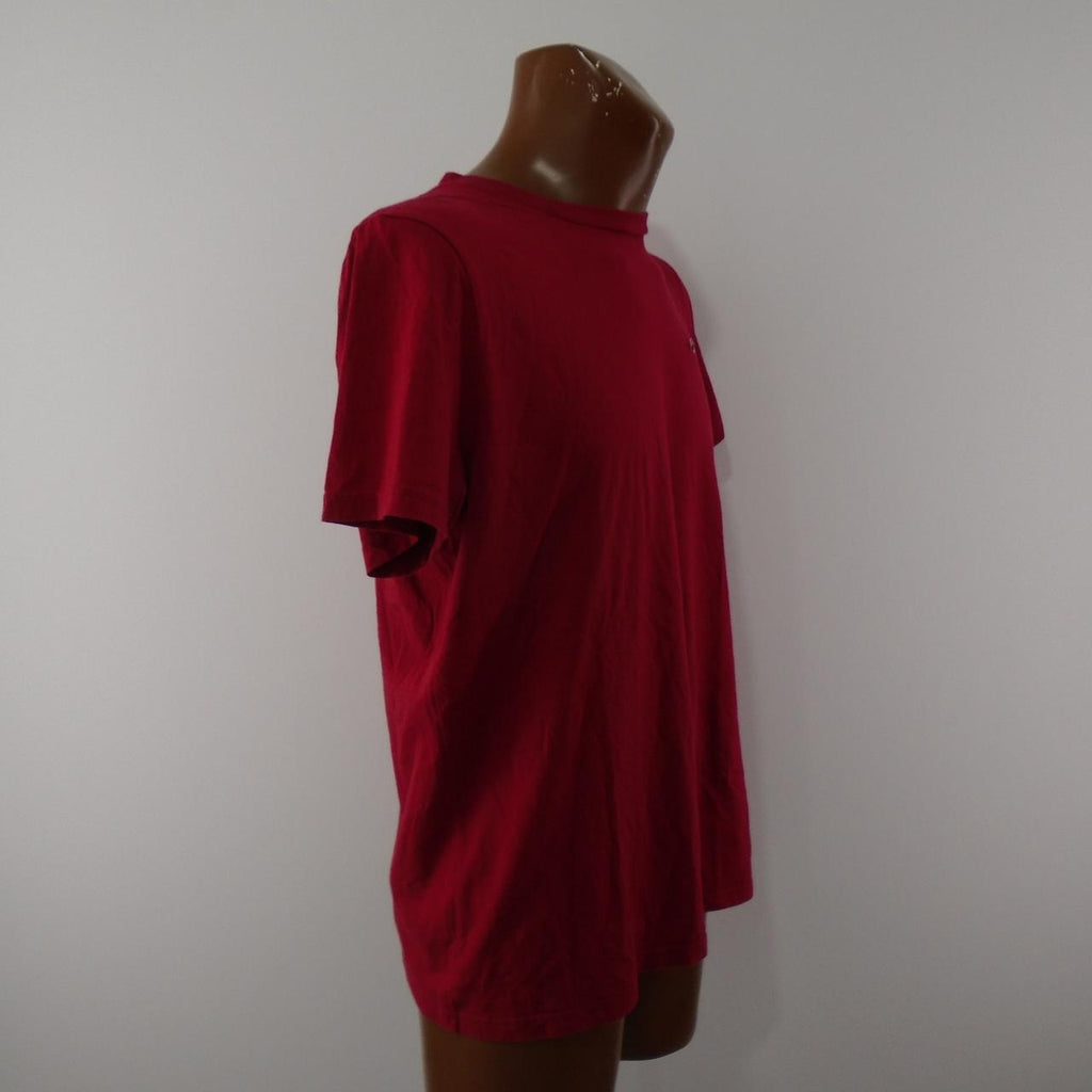 Camiseta Hombre Hollister. Rojo. L. Usado. Bien