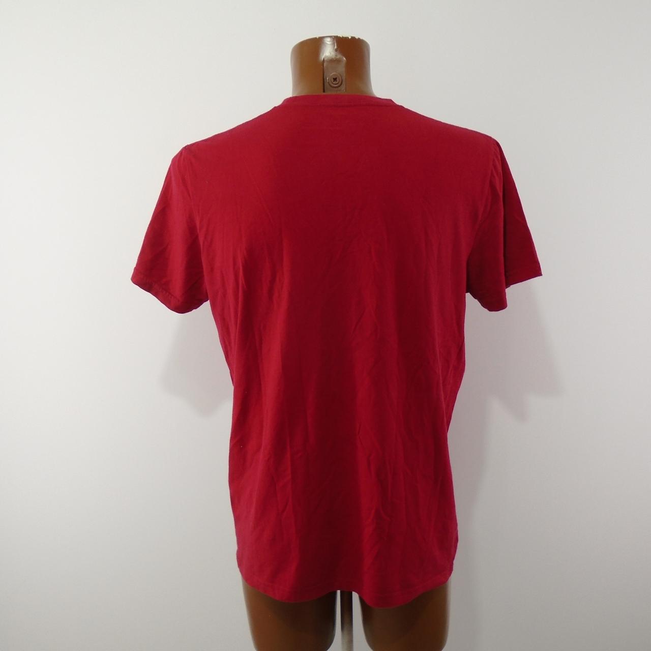 Men's T-Shirt Hollister. Red. L. Used. Good