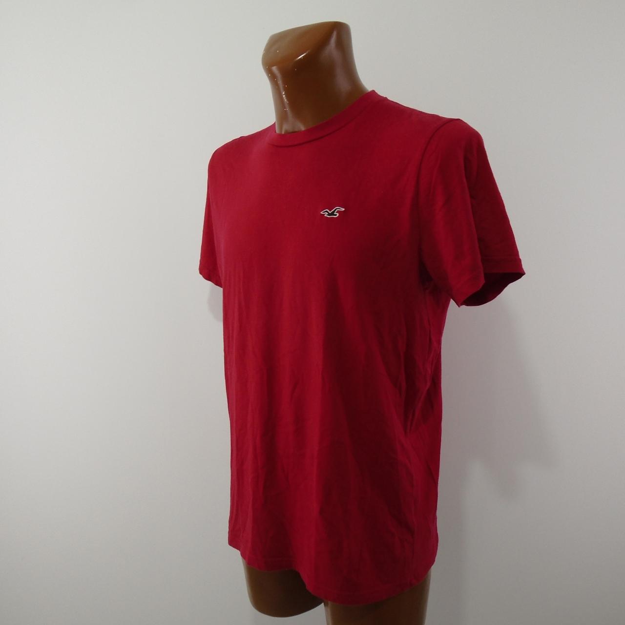 Men's T-Shirt Hollister. Red. L. Used. Good