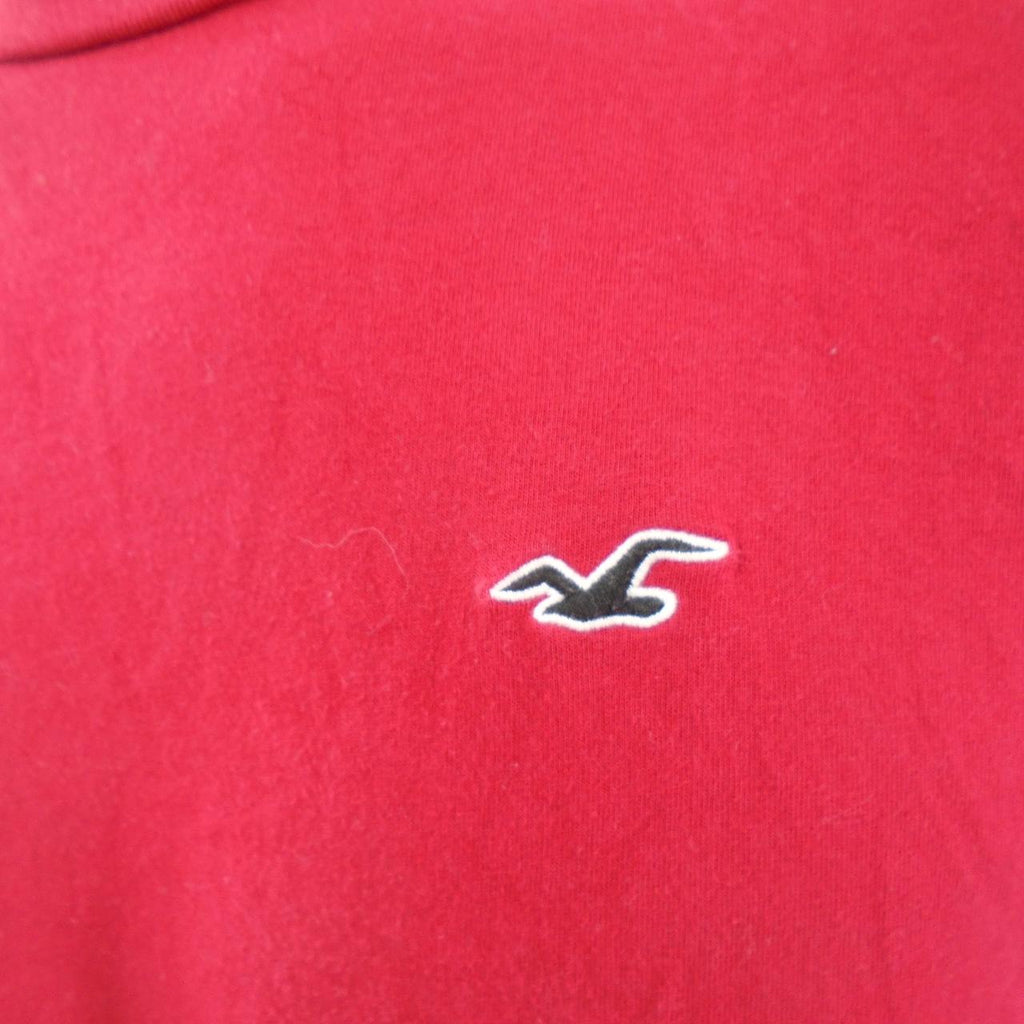 Camiseta Hombre Hollister. Rojo. L. Usado. Bien