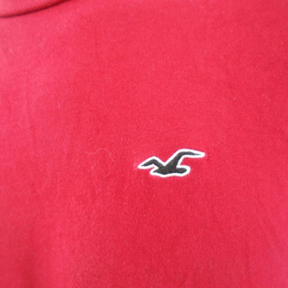 Men's T-Shirt Hollister. Red. L. Used. Good