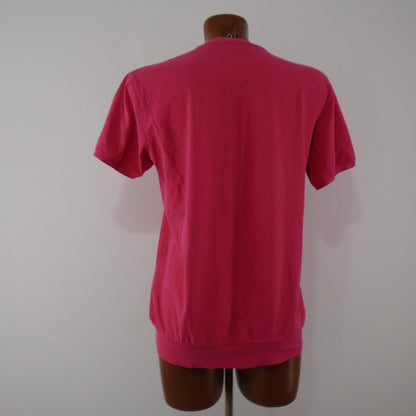Women's T-Shirt Red Down. Pink. XL. Used. Good