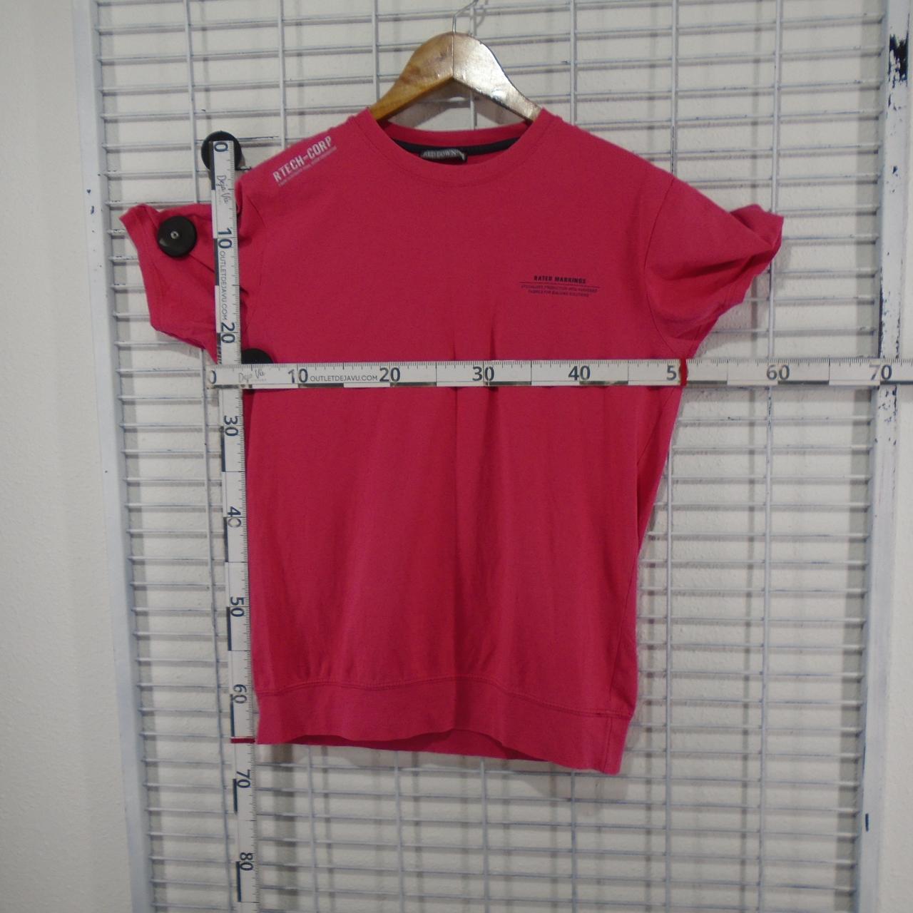 Women's T-Shirt Red Down. Pink. XL. Used. Good
