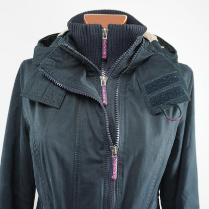 Women's Parka Superdry. Dark blue. M. Used. Good