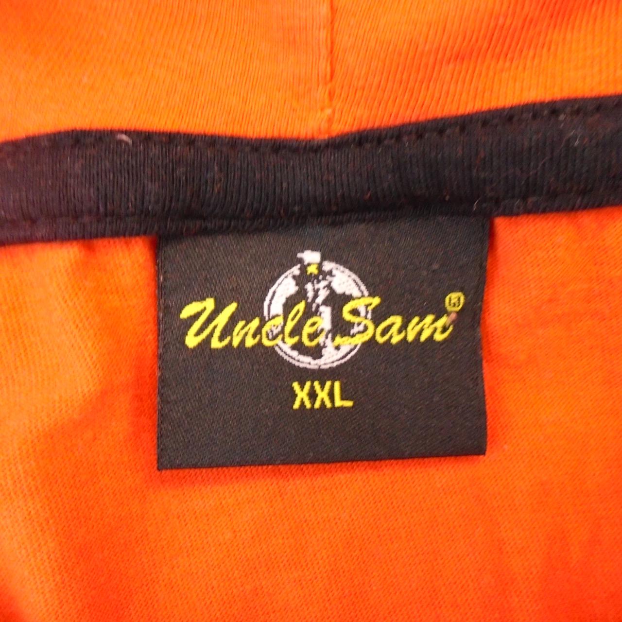 Camiseta de hombre Tío Sam.  Naranja.  XXL.  Usó.  Bien