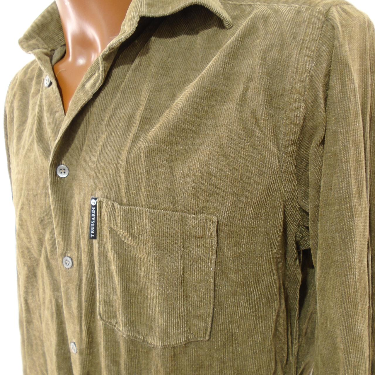 Men's Shirt Trussardi. Brown. XL. Used. Good