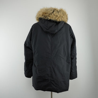 Women's Parka Zara. Black. XXL. Used. Good