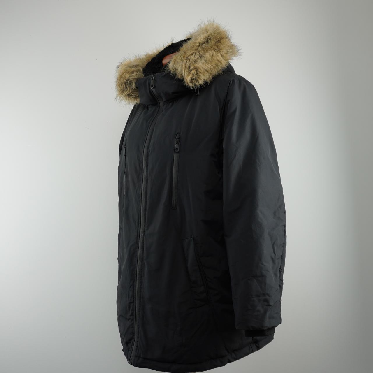 Women's Parka Zara. Black. XXL. Used. Good