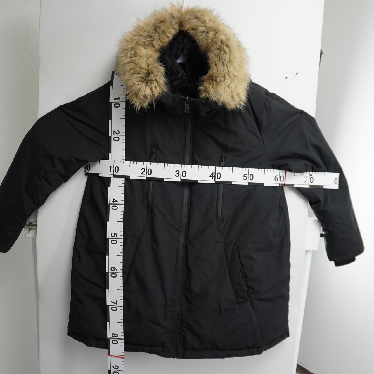 Women's Parka Zara. Black. XXL. Used. Good