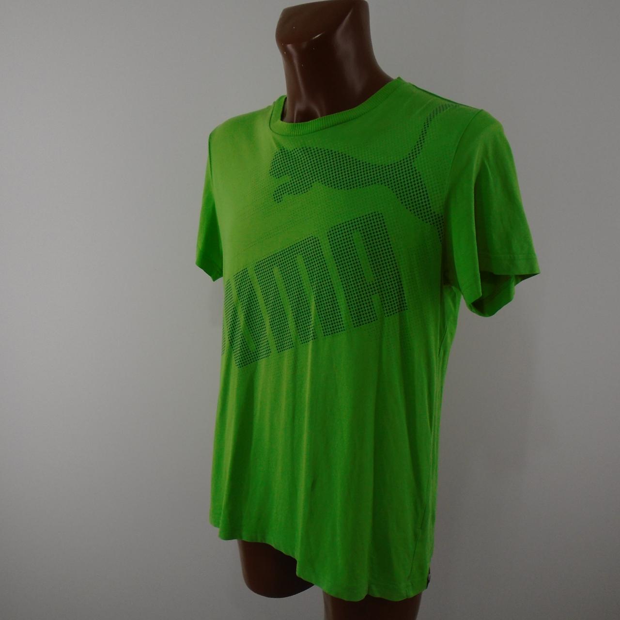 Men's T-Shirt Puma. Green. L. Used. Good