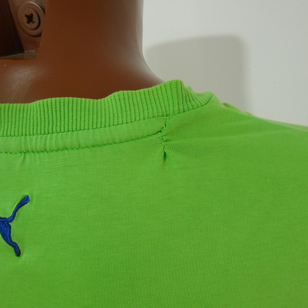 Herren T-Shirt Puma.  Grün.  L. gebraucht.  Gut
