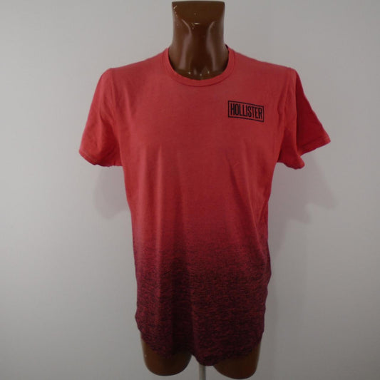 Men's T-Shirt Hollister. Red. M. Used. Good
