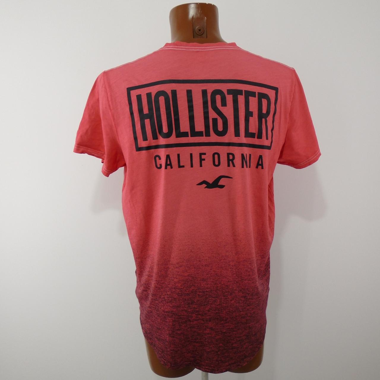 Herren-T-Shirt Hollister.  Rot.  M. gebraucht.  Gut