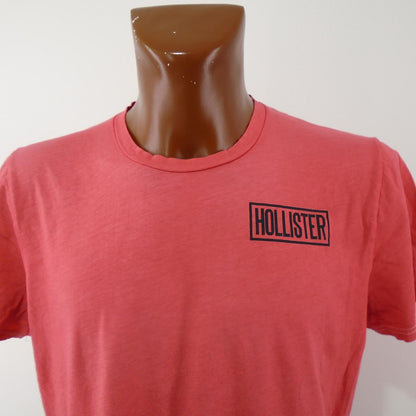 T-shirt homme Hollister.  Rouge.  M. Utilisé.  Bien