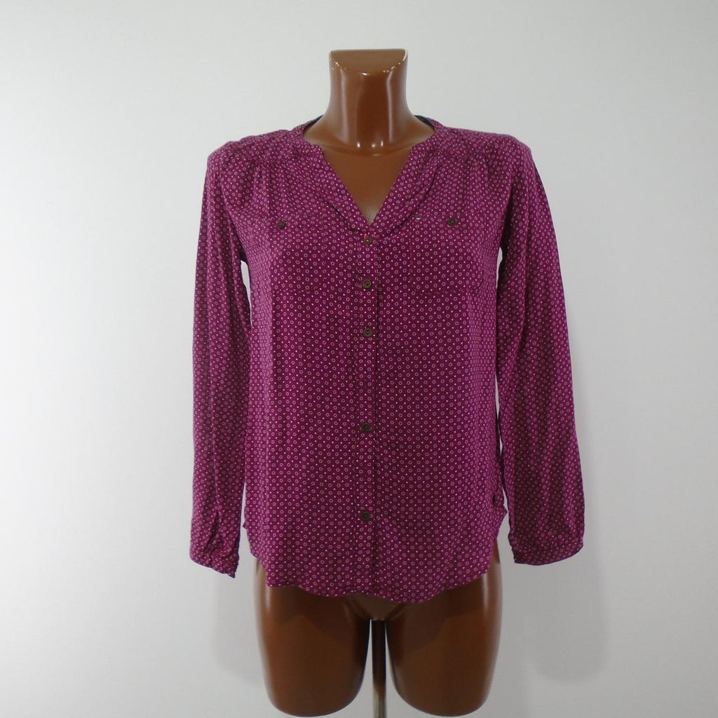 Women's Blouse Tommy Hilfiger. Bordeaux. XS. Used. Good