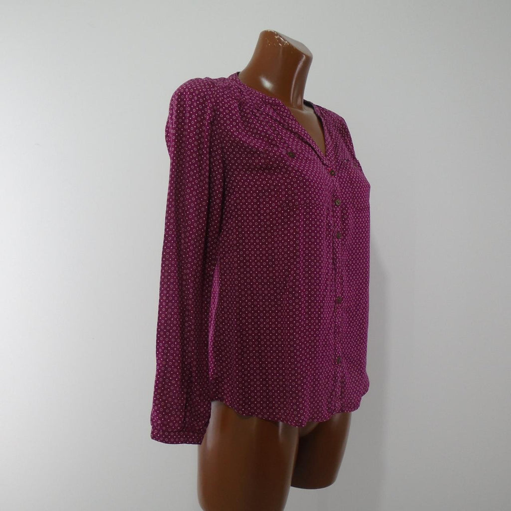 Women's Blouse Tommy Hilfiger. Bordeaux. XS. Used. Good