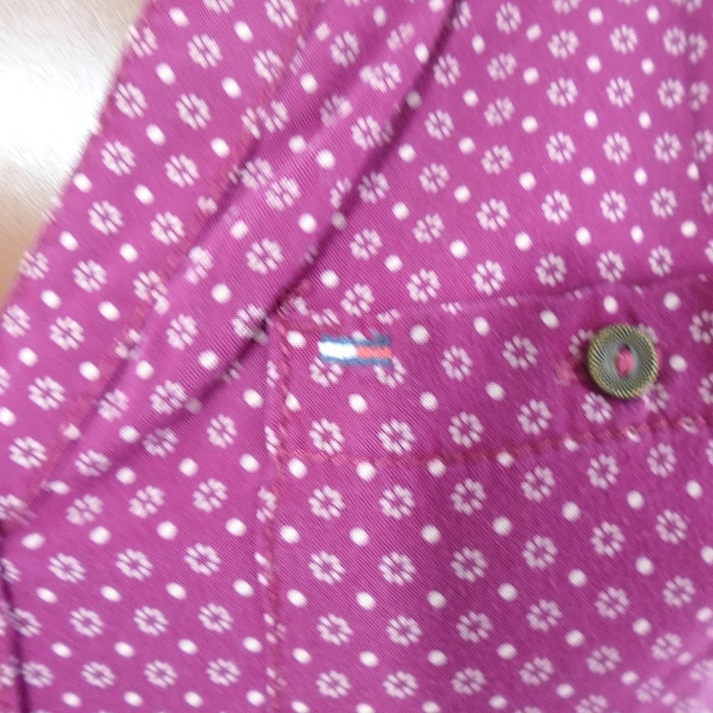 Women's Blouse Tommy Hilfiger. Bordeaux. XS. Used. Good
