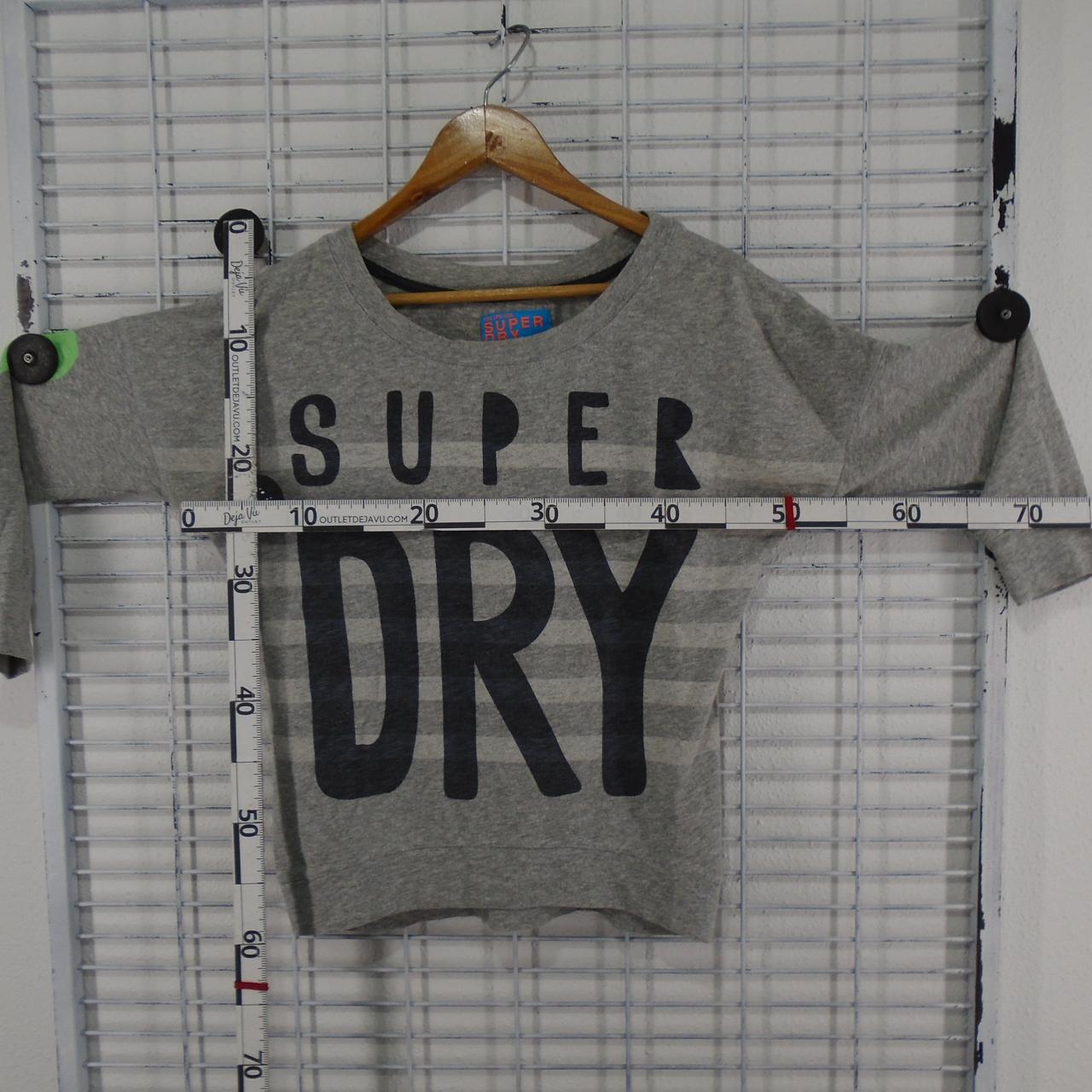 Women's T-Shirt Superdry. Grey. S. Used. Good