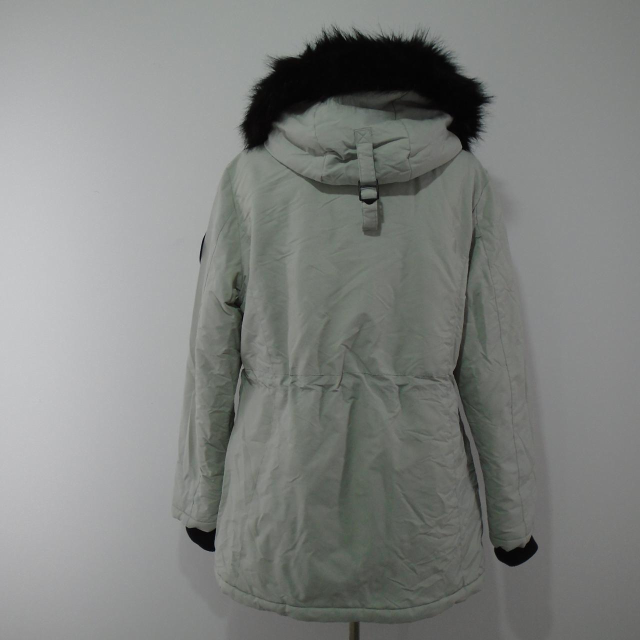 Women's Parka Superdry. White. XXL. Used. Very good