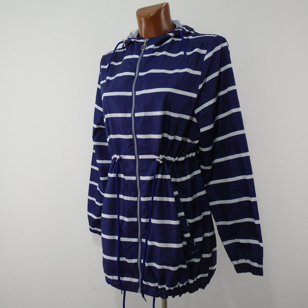 Parka tipo chaqueta para mujer. Azul oscuro. M. Usado. Bien