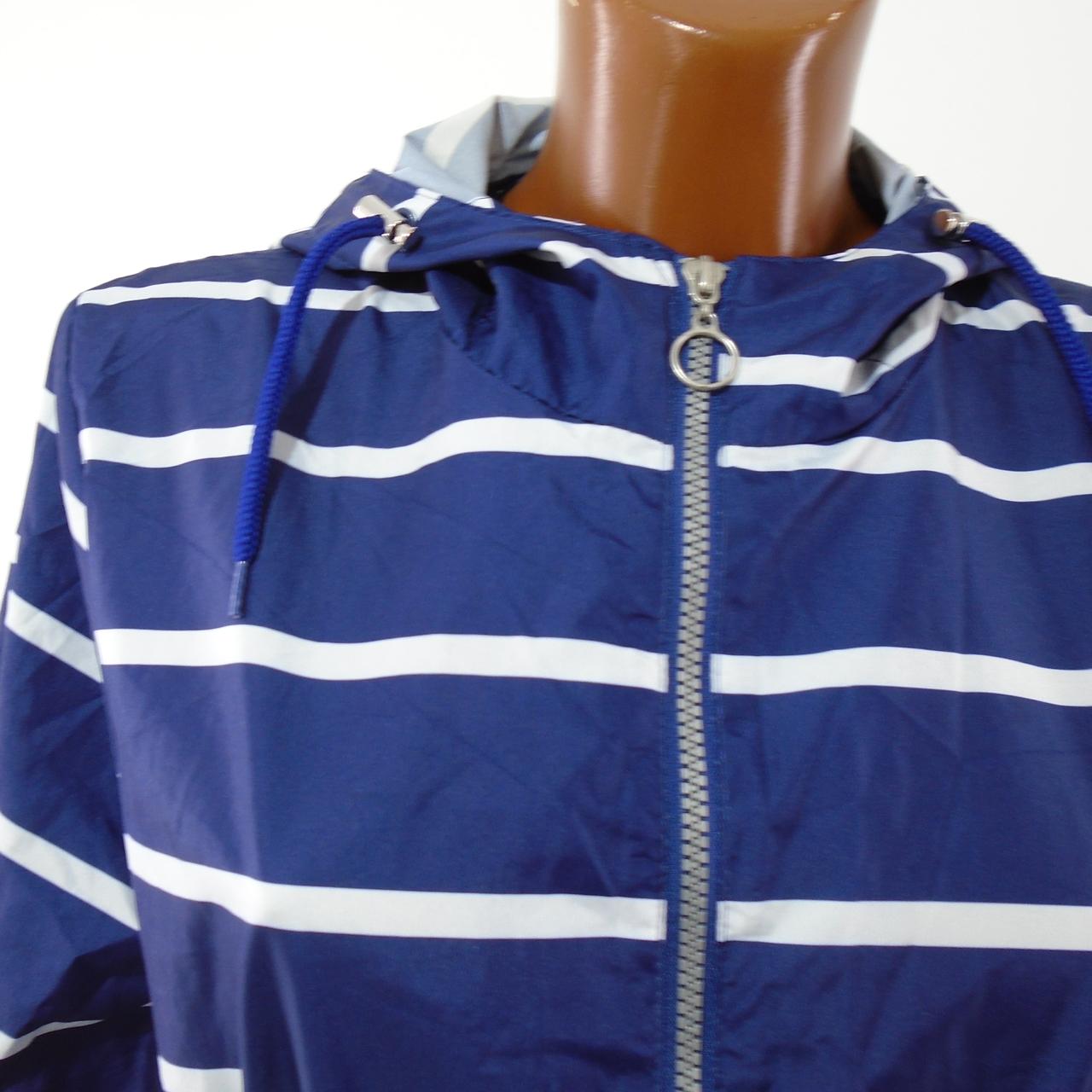 Parka tipo chaqueta para mujer. Azul oscuro. M. Usado. Bien