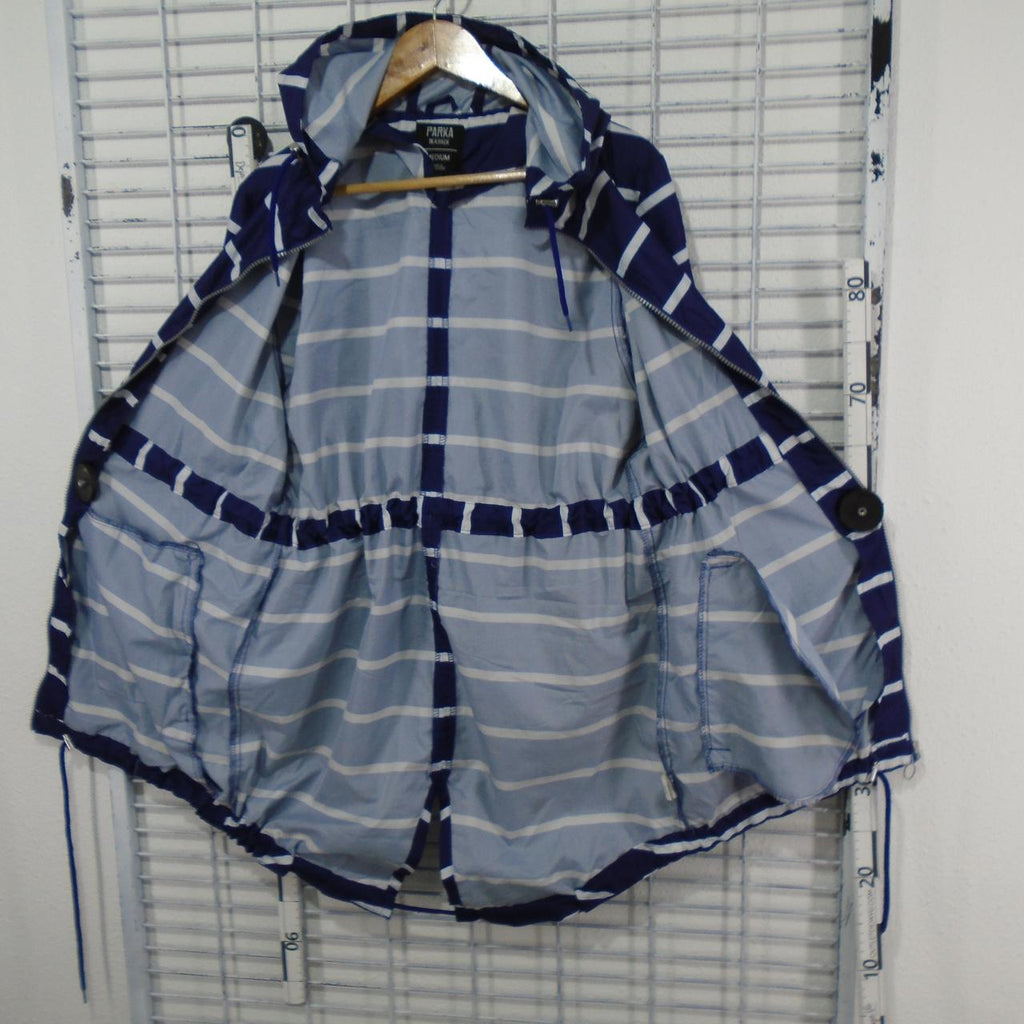 Parka tipo chaqueta para mujer. Azul oscuro. M. Usado. Bien