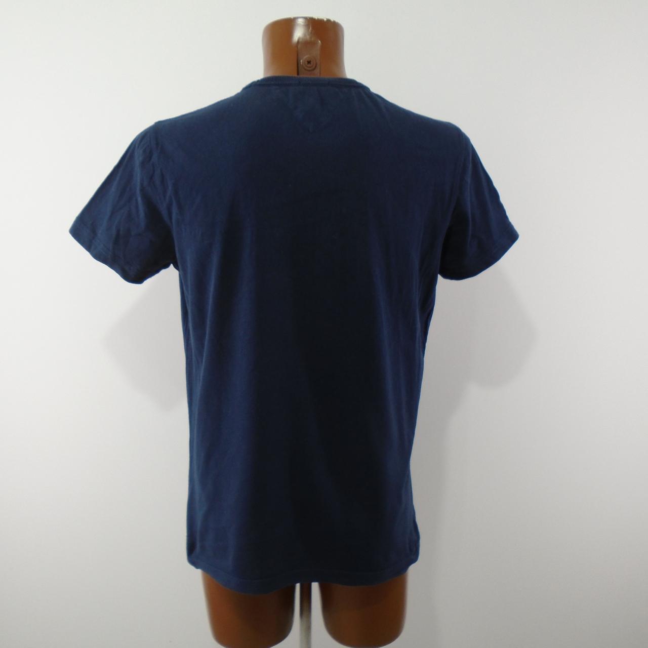Camiseta de hombre Tommy Hilfiger. Azul oscuro. L.Usado. Bien