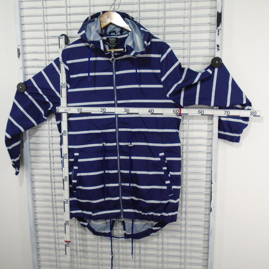 Parka tipo chaqueta para mujer. Azul oscuro. M. Usado. Bien