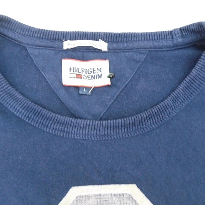 Camiseta de hombre Tommy Hilfiger. Azul oscuro. L.Usado. Bien