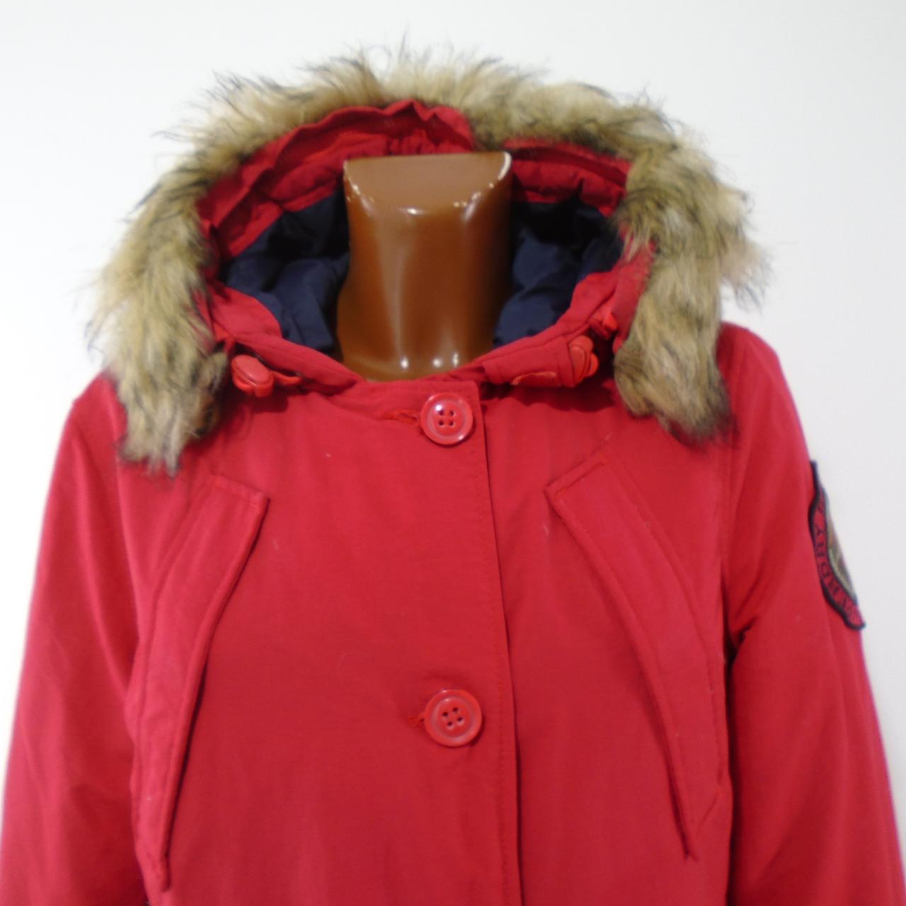 Women's Parka Superdry. Red. L. Used. Good