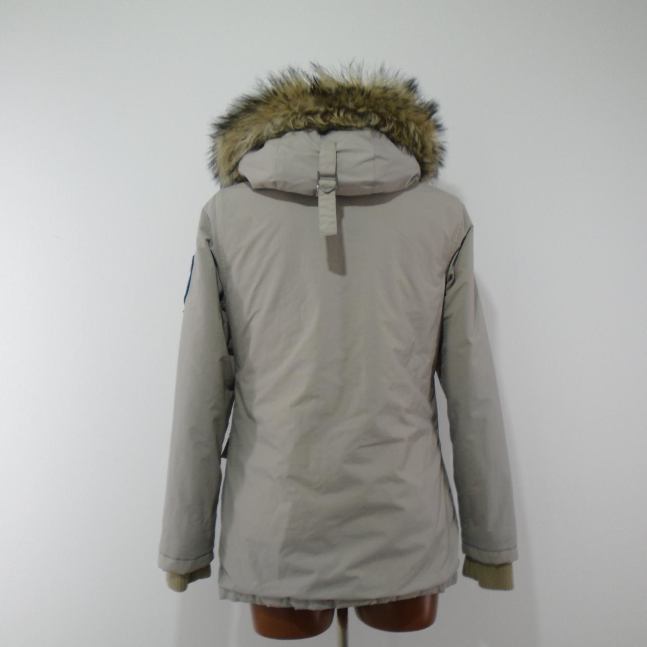 Parka de mujer Superdry. Gris. M. Usado. Bien