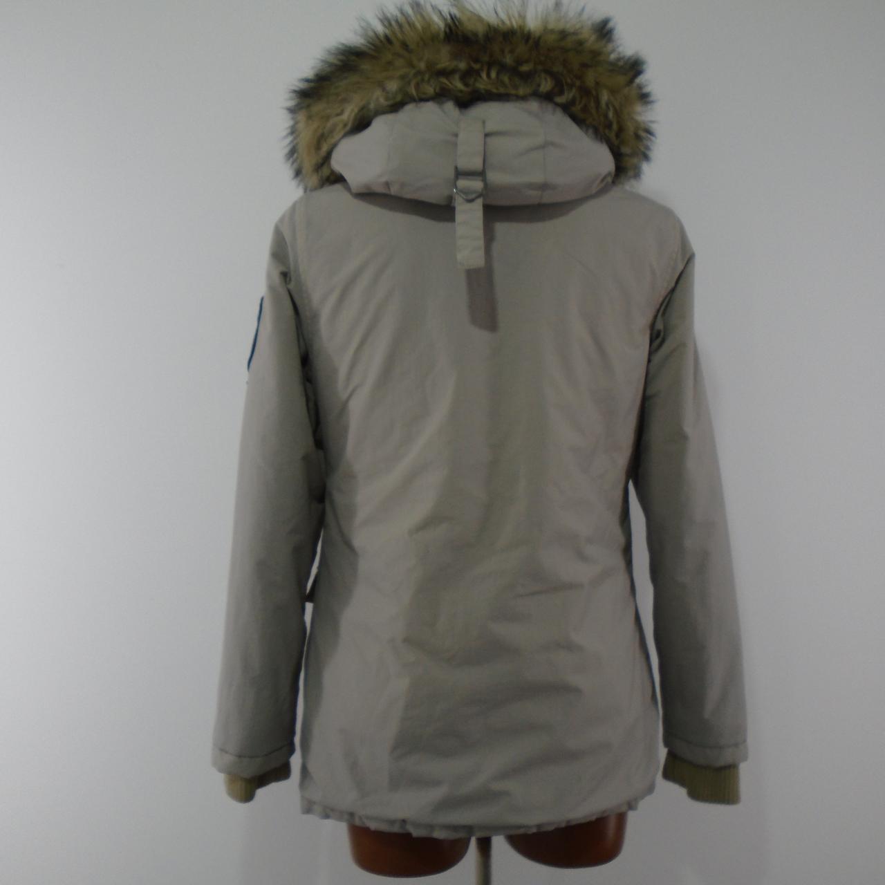 Women's Parka Superdry. Grey. M. Used. Good