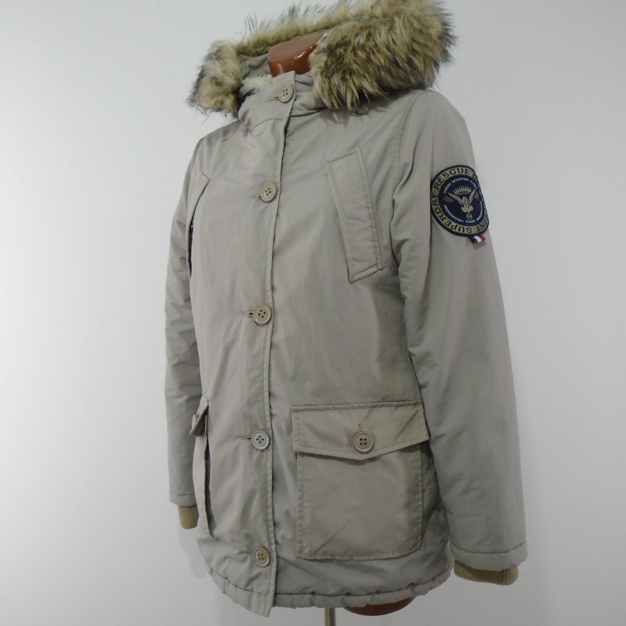 Parka de mujer Superdry. Gris. M. Usado. Bien